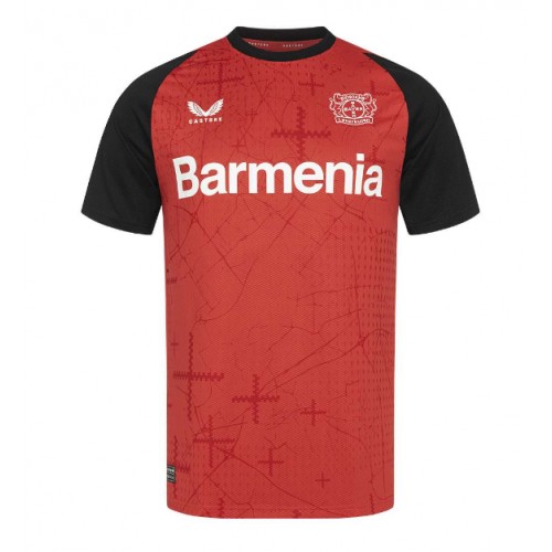 Fotbalové Dres Bayer Leverkusen Domácí 2024-25 Krátký Rukáv